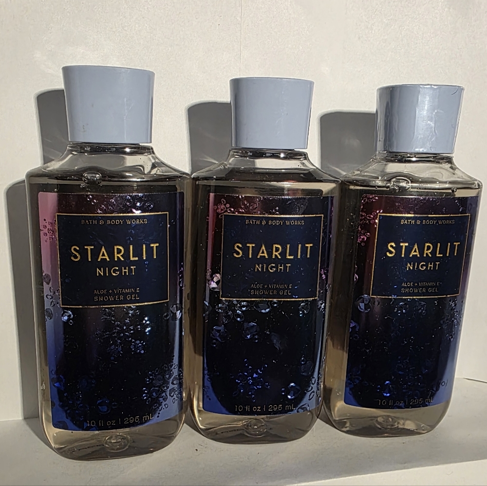 BBW STARLIT NIGHT SHOWER GELS X3